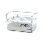 Espositore Riscaldato per Alimenti – 50L – 55cm – 2 Ripiani – Maxima 09400780