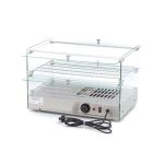 Espositore Riscaldato per Alimenti – 50L – 55cm – 2 Ripiani – Maxima 09400780