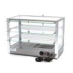 Espositore Riscaldato per Alimenti – 115L – 70cm – 3 Ripiani – Maxima 09400788
