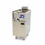 Friggitrice – 10L – 1 Cestello – con Rubinetto di Scarico – 400V – Maxima 09391640