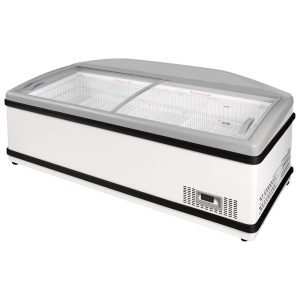 Mastro – Congelatore a pozzo da supermercato con coperchi scorrevoli in vetro, -16°/-24°C, 650 (473) litri – BCZ0020