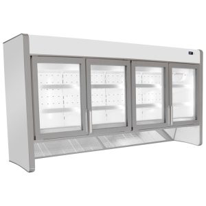 Mastro – Armadio congelatore con 4 porte in vetro per BCZ0022, -16°/-24°C, 878 (554) litri – BCZ0025