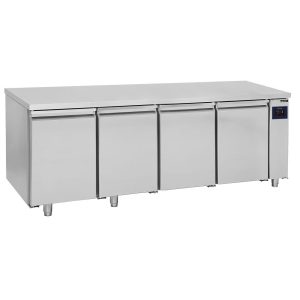 Virtus – Tavolo freezer remoto a 4 porte GN 1/1, -10°/-20°C - WiFi – BNB0014/FN