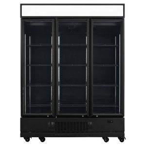 Frigorifero per bevande VAIOTEC TOPLINE 3 porte con insegna luminosa – 1360 L – nero