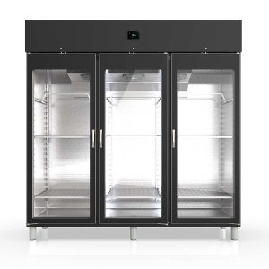 Vetrina per frollatura carne Dry Aging – 2197 L, 450 kg, nera – 11670