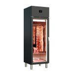 Vetrina per frollatura carne Dry Aging – 320 L, 75 kg, nera – 11662