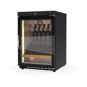 Frigorifero per vino – 120 L, 26 bottiglie, nero – 11675