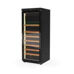 Frigorifero per vino – 240 L, 60 bottiglie, nero – 11676