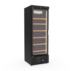 Frigorifero per vino – 505 L, 105 bottiglie, nero – 11655