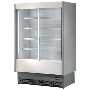 Mastro – Murale refrigerato da 1350 mm con 4 ripiani e porte scorrevoli, +3°/+5°C - prodotti caseari – BHZ0003/TSD