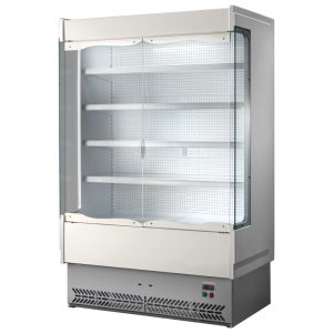 Mastro – Murale refrigerato da 2580 mm con 4 ripiani e porte battenti, +3°/+5°C – prodotti caseari – BHZ0095