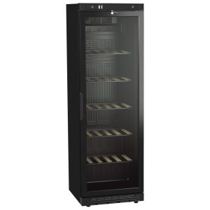 Mastro – Espositore refrigerato per vini da 373 litri con porta vetro e 5 ripiani, +6°/+20°C – BFE0004/S