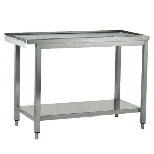 Mastro – tavolo ingresso o uscita per lavastoviglie a capot, l=1000 mm – Z/TU1000